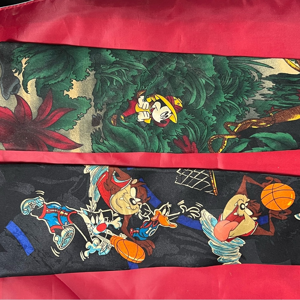 Disney Colorful Cartoon Ties